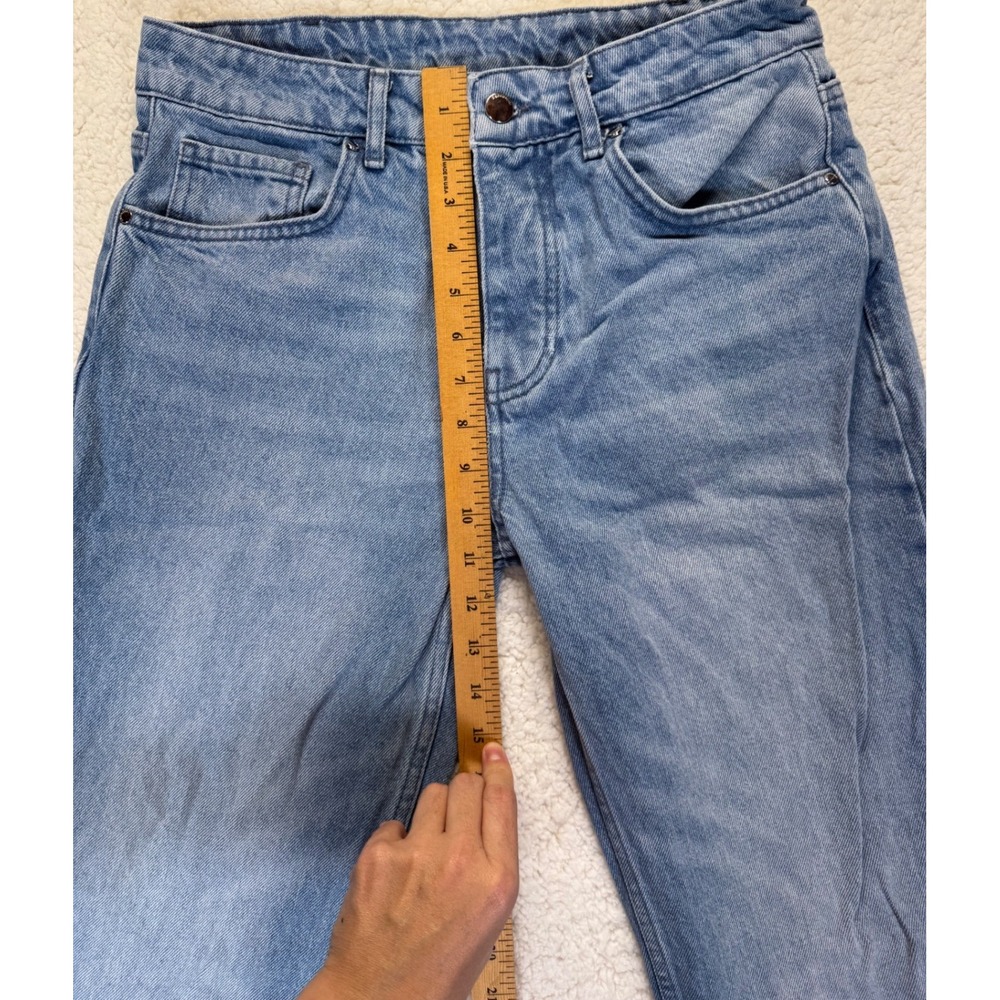 Cernucci Mens Light Wash Blue Straight Leg Relaxed Fit Baggy Denim Jeans Size 30 - Picture 3 of 11